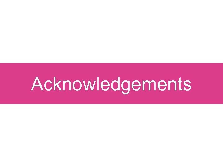 Acknowledgements 