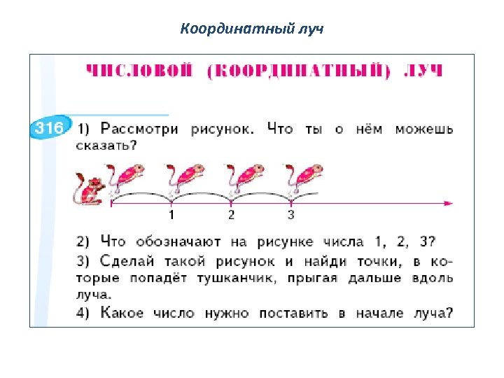 Координатный луч 