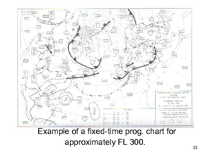 Example of a fixed-time prog. chart for approximately FL 300. 32 