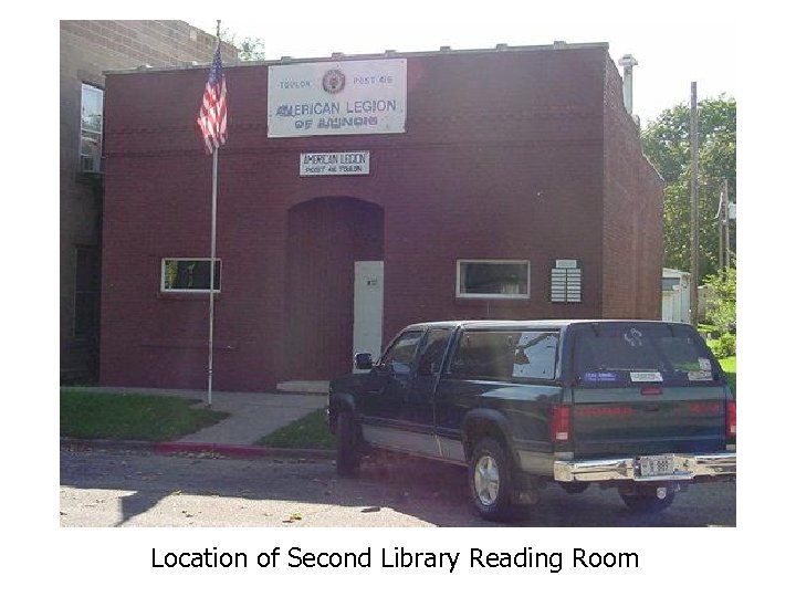 Second Reading Room Location of Second Library Reading Room 