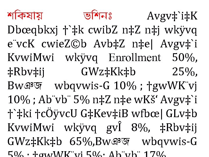 শ কষ য় ভ শন Avgv‡`i‡K Dbœqbkxj †`‡k cwib. Z n‡j wkÿvq e¨vc. K