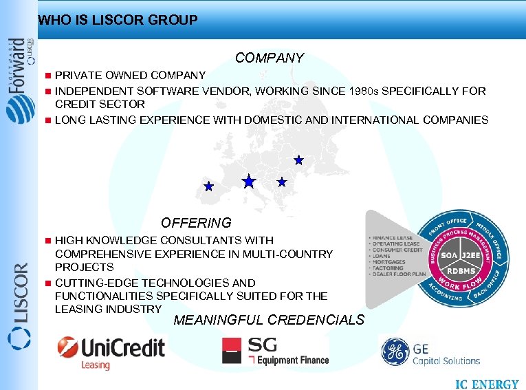 WHO IS LISCOR GROUP COMPANY PRIVATE OWNED COMPANY n INDEPENDENT SOFTWARE VENDOR, WORKING SINCE