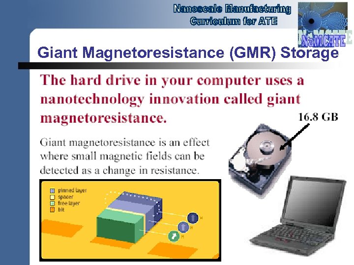 Giant Magnetoresistance (GMR) Storage 