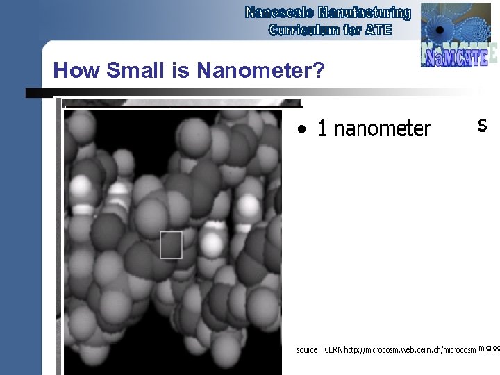 How Small is Nanometer? 1 nm = 10 -9 meter 