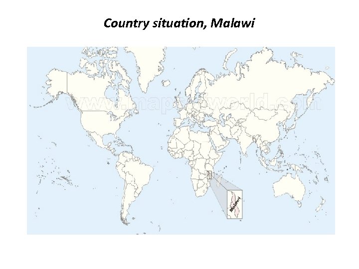 Country situation, Malawi 