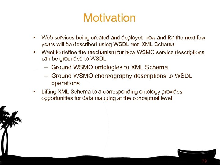 Motivation • • Web services being created and deployed now and for the next