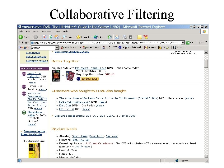 Collaborative Filtering 