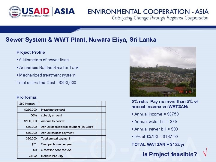Sewer System & WWT Plant, Nuwara Eliya, Sri Lanka Project Profile • 6 kilometers
