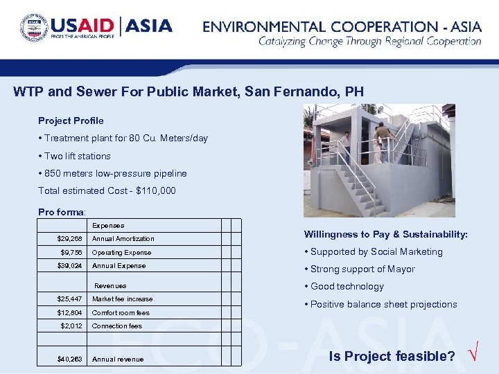 WTP and Sewer For Public Market, San Fernando, PH Project Profile • Treatment plant