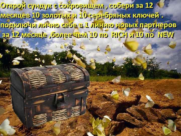 Открой сундук с сокровищем , собери за 12 месяцев 10 золотых и 10 серебряных