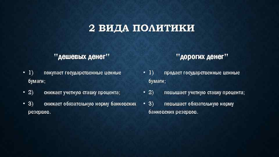 2 ВИДА ПОЛИТИКИ 