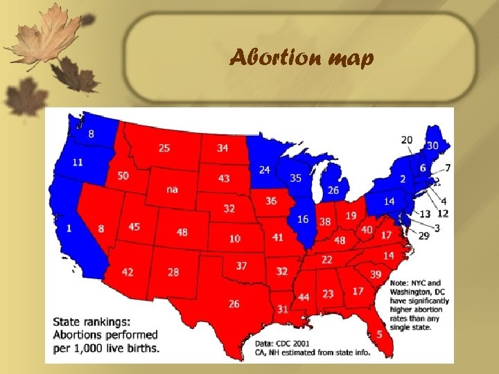 Abortion map 