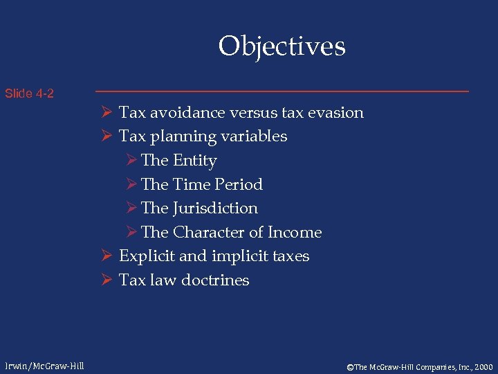 Principles of Taxation Chapter 4 Basic Maxims of