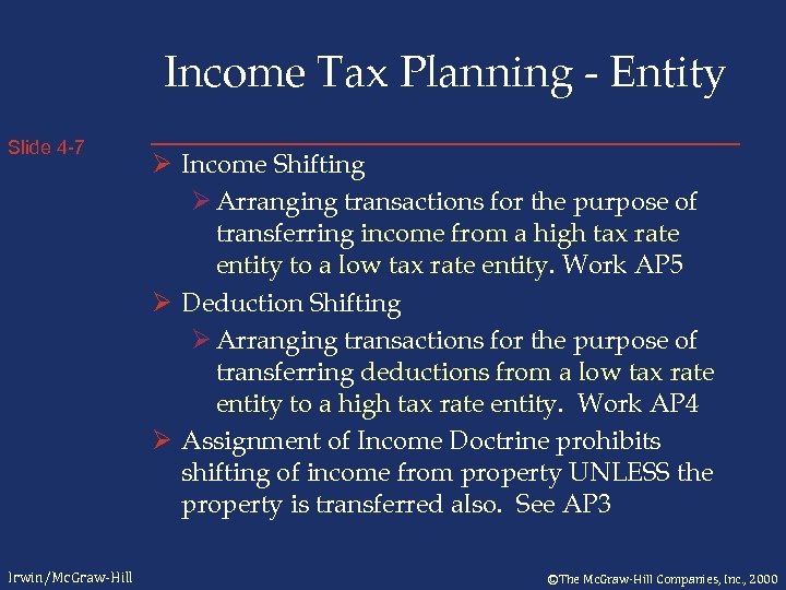 Principles of Taxation Chapter 4 Basic Maxims of