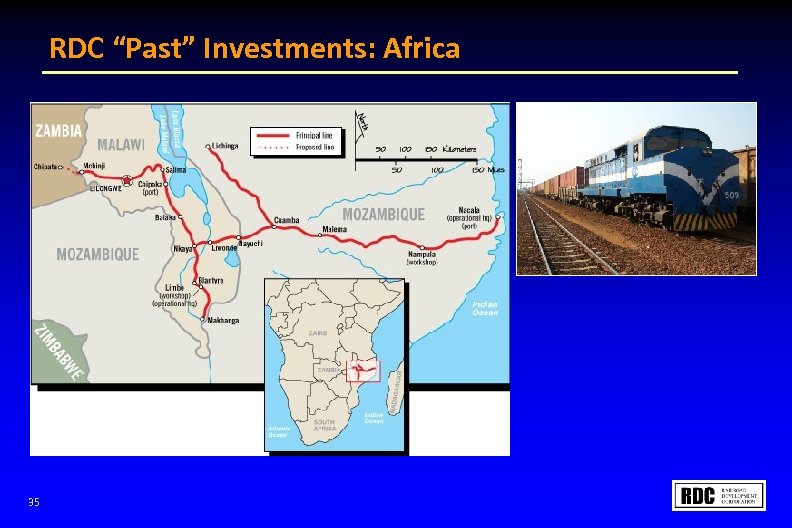RDC “Past” Investments: Africa 35 
