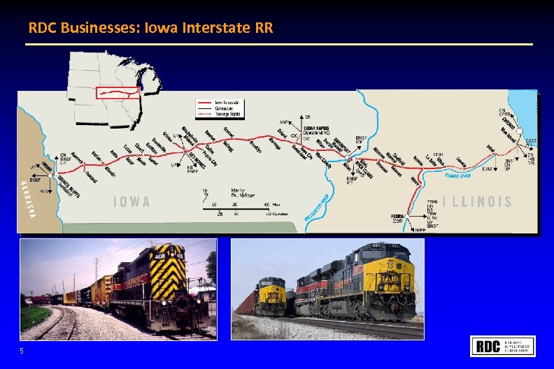 RDC Businesses: Iowa Interstate RR 5 