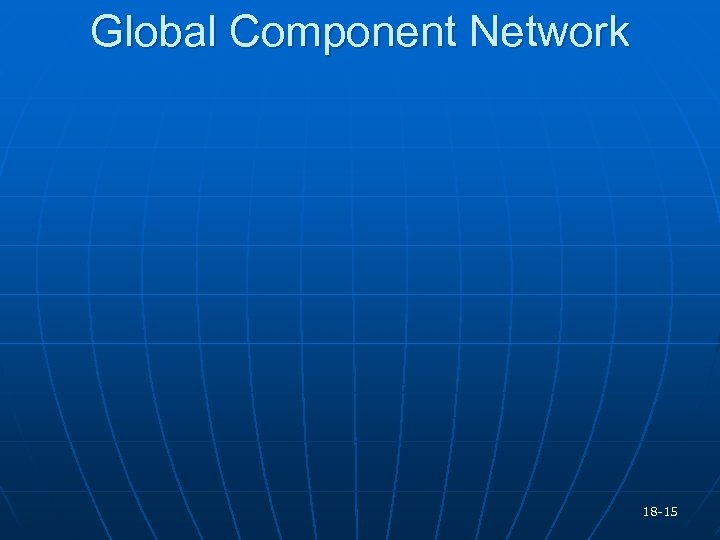 Global Component Network 18 -15 