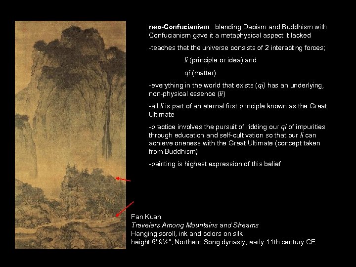 neo-Confucianism: blending Daoism and Buddhism with Confucianism gave it a metaphysical aspect it lacked