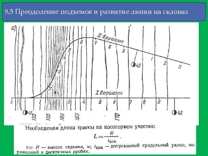 9. 5 Преодоление подъемов и развитие линии на склонах 