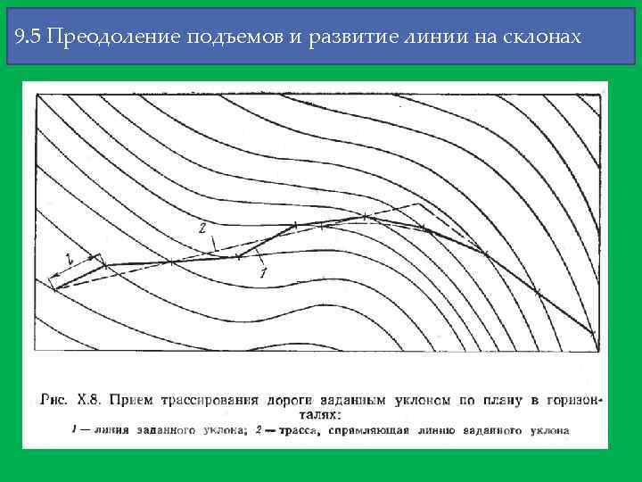 9. 5 Преодоление подъемов и развитие линии на склонах 