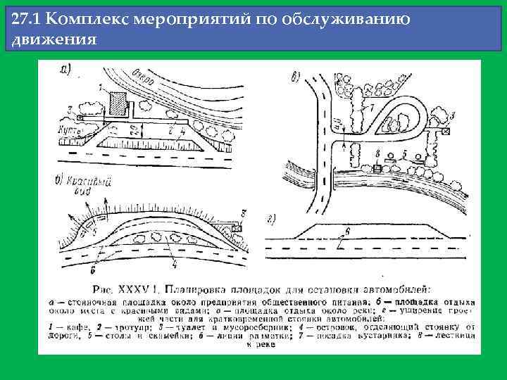27. 1 Комплекс мероприятий по обслуживанию движения 