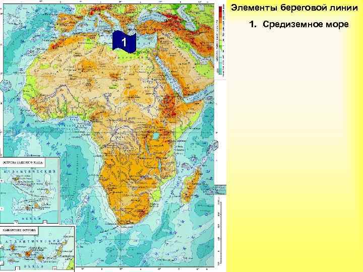 Элементы береговой линии 1. Средиземное море 1 