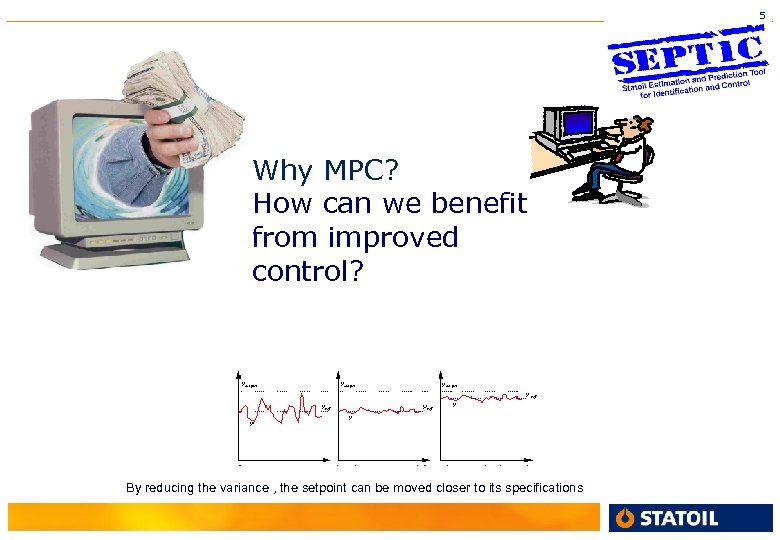 5 Why MPC? How can we benefit from improved control? By reducing the variance