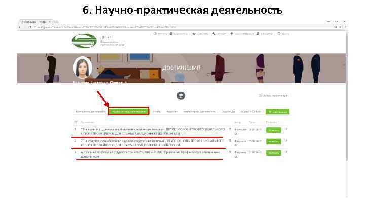 6. Научно-практическая деятельность 