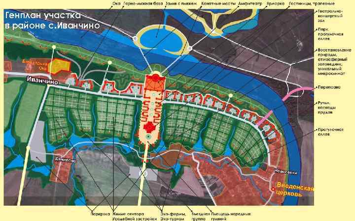 Генплан участка в районе с. Иванчино 