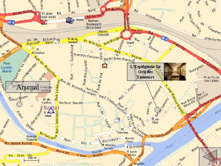 L'Espièglerie-Le Gril des Tanneurs Arsenal 100 m 