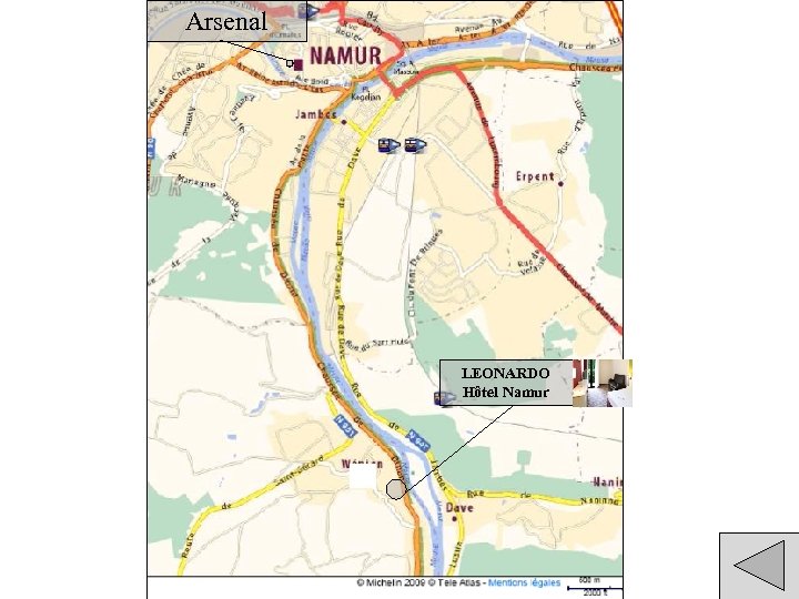 Arsenal LEONARDO Hôtel Namur 