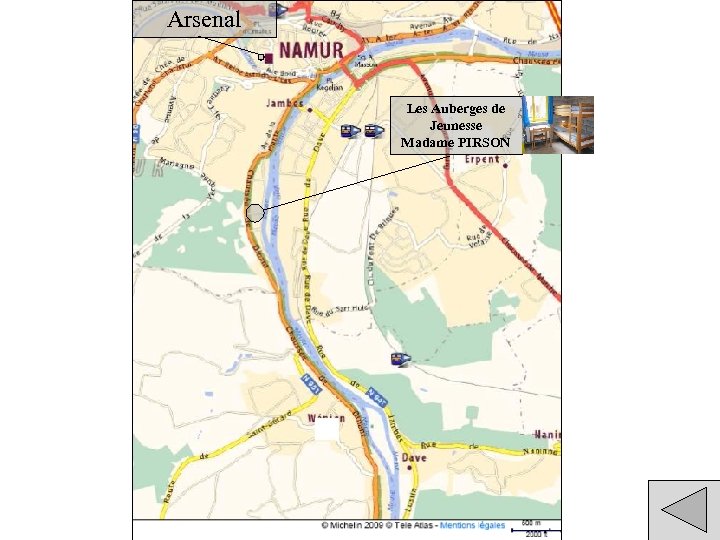 Arsenal Les Auberges de Jeunesse Madame PIRSON 