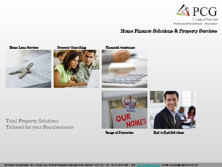 Home Finance Solutions & Property Services Home Loan Services Property Consulting Financial Assistance Total