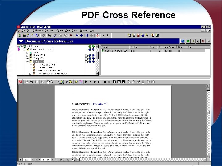 PDF Cross Reference 