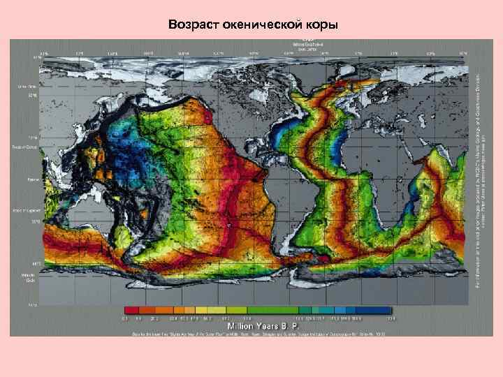 Возраст окенической коры 