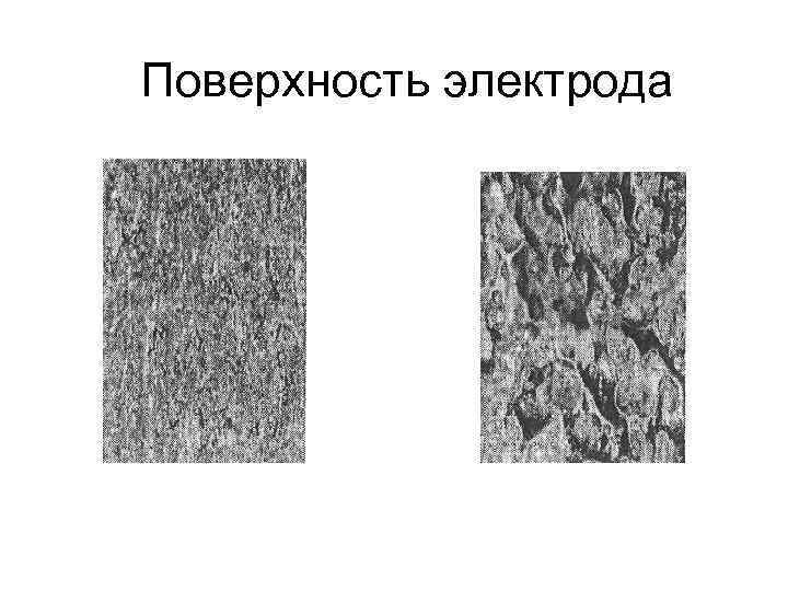 Поверхность электрода 