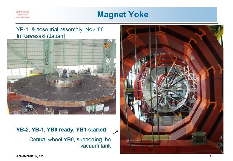 Magnet Yoke YE-1 & nose trial assembly Nov ‘ 00 In Kawasaki (Japan) YB-2,