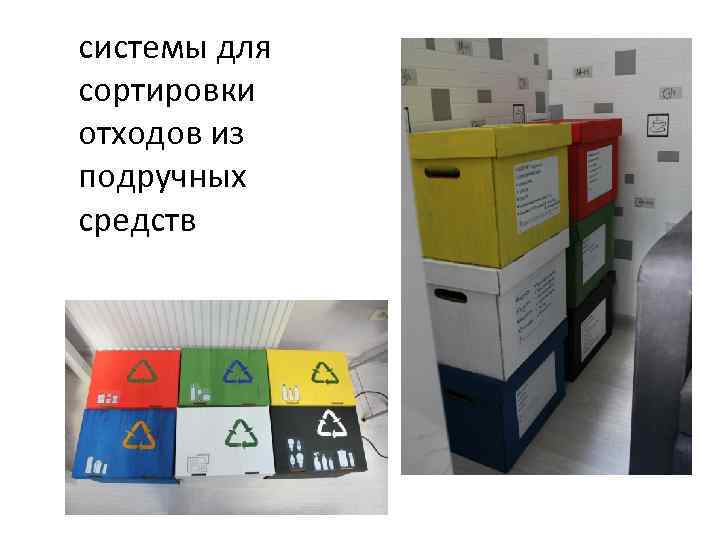 системы для сортировки отходов из подручных средств 