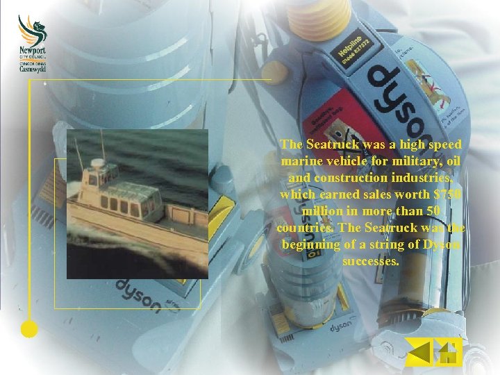 The Seatruck was a high speed marine vehicle for military, oil and construction industries,