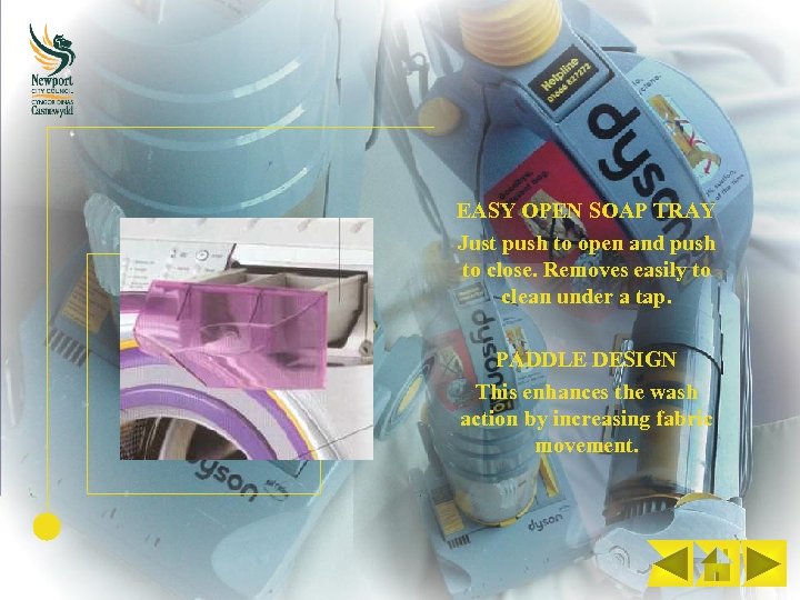 EASY OPEN SOAP TRAY Just push to open and push to close. Removes easily