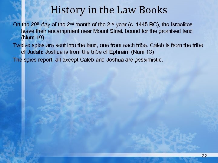 History in the Law Books On the 20 th day of the 2 nd