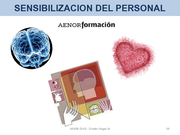 SENSIBILIZACION DEL PERSONAL AENOR CHILE - Cristiàn Vargas M 34 