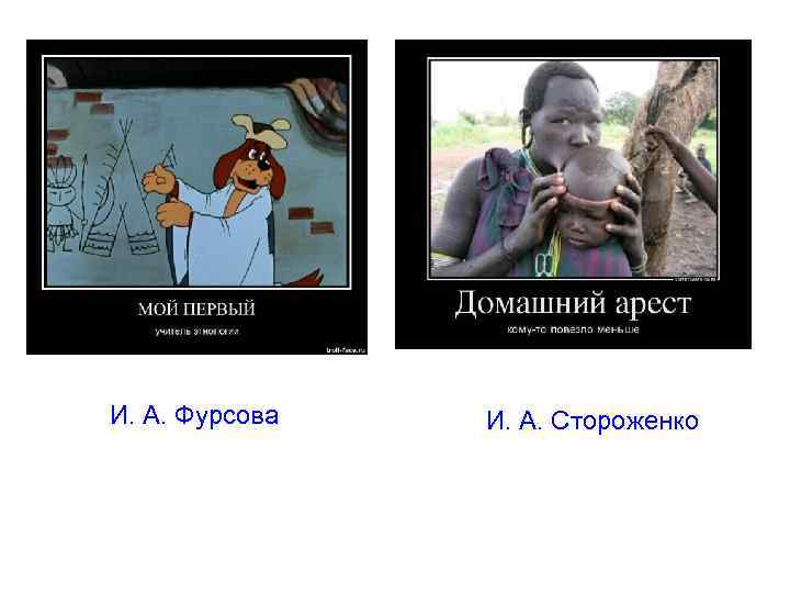 И. А. Фурсова И. А. Стороженко 
