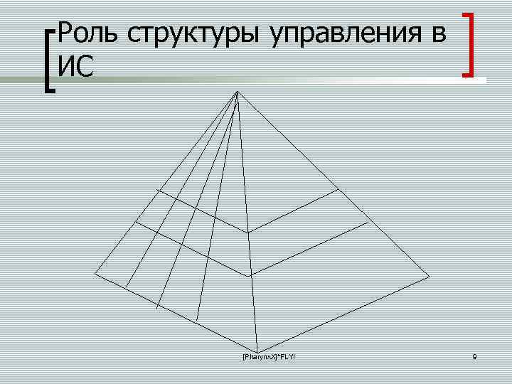 Роль структуры управления в ИС [Pharynx. X]*FLY! 9 