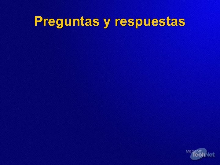 Preguntas y respuestas 