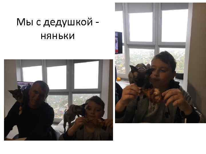 Мы с дедушкой няньки 