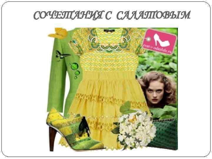СОЧЕТАНИЯ С САЛАТОВЫМ 