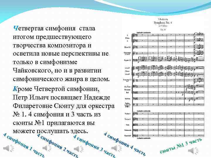 4 с Четвертая симфония стала итогом предшествующего творчества композитора и осветила новые перспективы не
