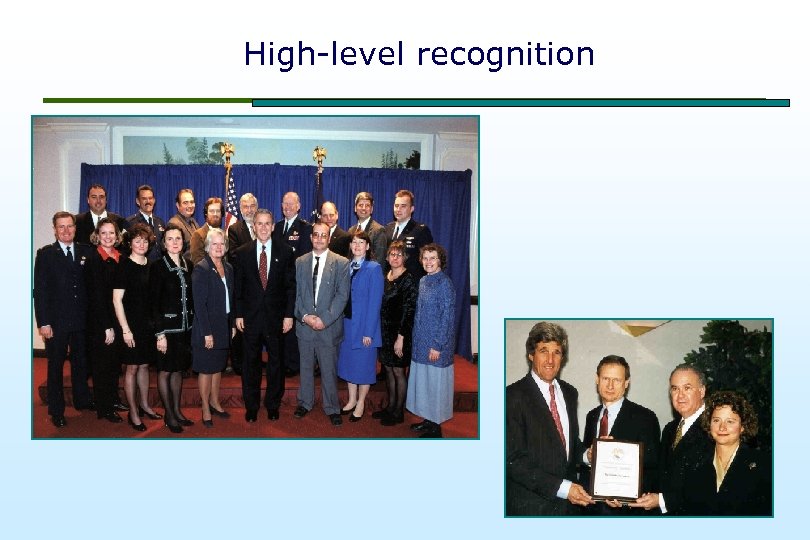 High-level recognition 