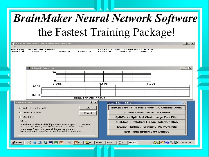 Brain. Maker Neural Network Software the Fastest Training Package! 